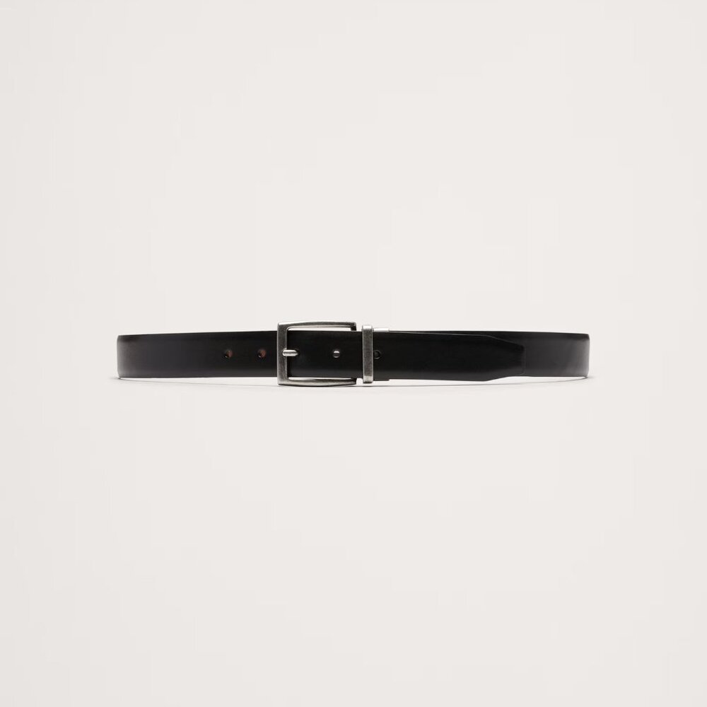 Banana Republic Reversible Leather Dress Belt | Black & Brown